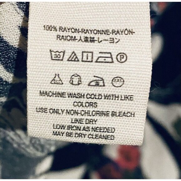 Free People Dress Womens Large Drift Away Black Abstract Cold Shoulder Tunic - Picture 9 of 10